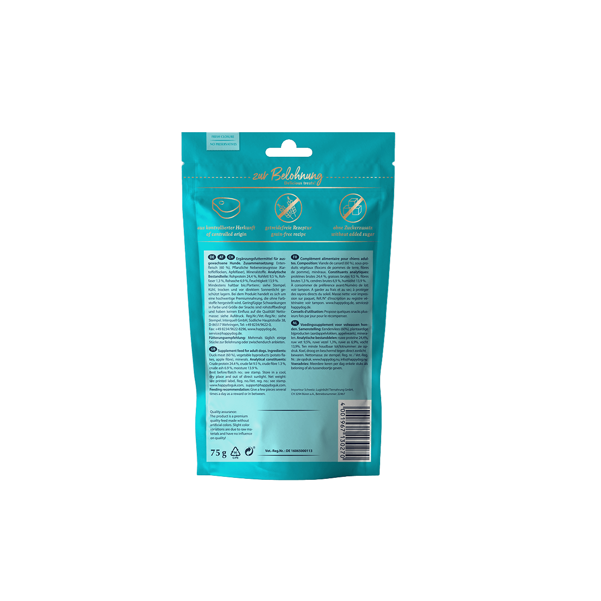 Happy Dog Sensible Meat Snack NorthSea - 0,075kg