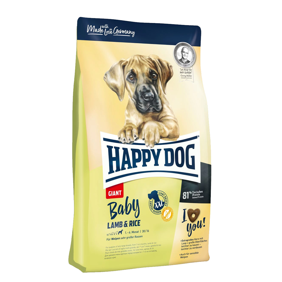 Happy Dog Giant Baby Borrego e Arroz