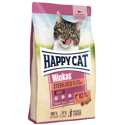 Happy Cat Minkas Esterilizado Salmão