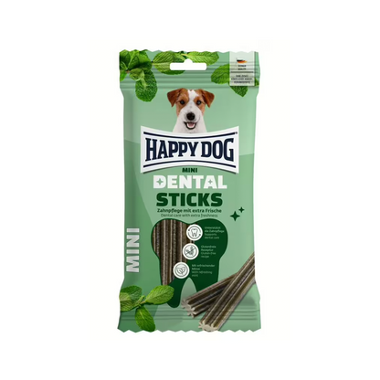 HAPPY DOG DENTAL SNACK STICKS MINI 122GR