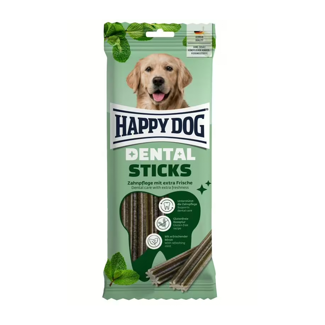 HAPPY DOG DENTAL SNACK STICKS 130GR