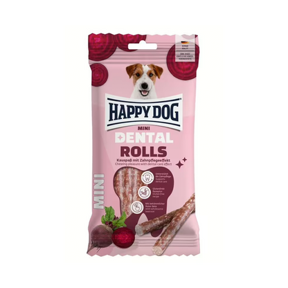 HAPPY DOG DENTAL SNACK ROLLS MINI 92GR