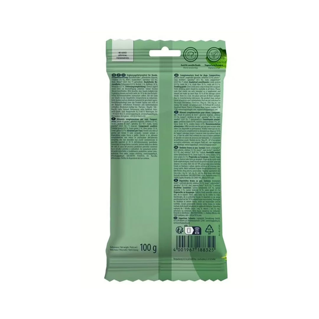 HAPPY DOG DENTAL SNACK STICKS MINI 122GR