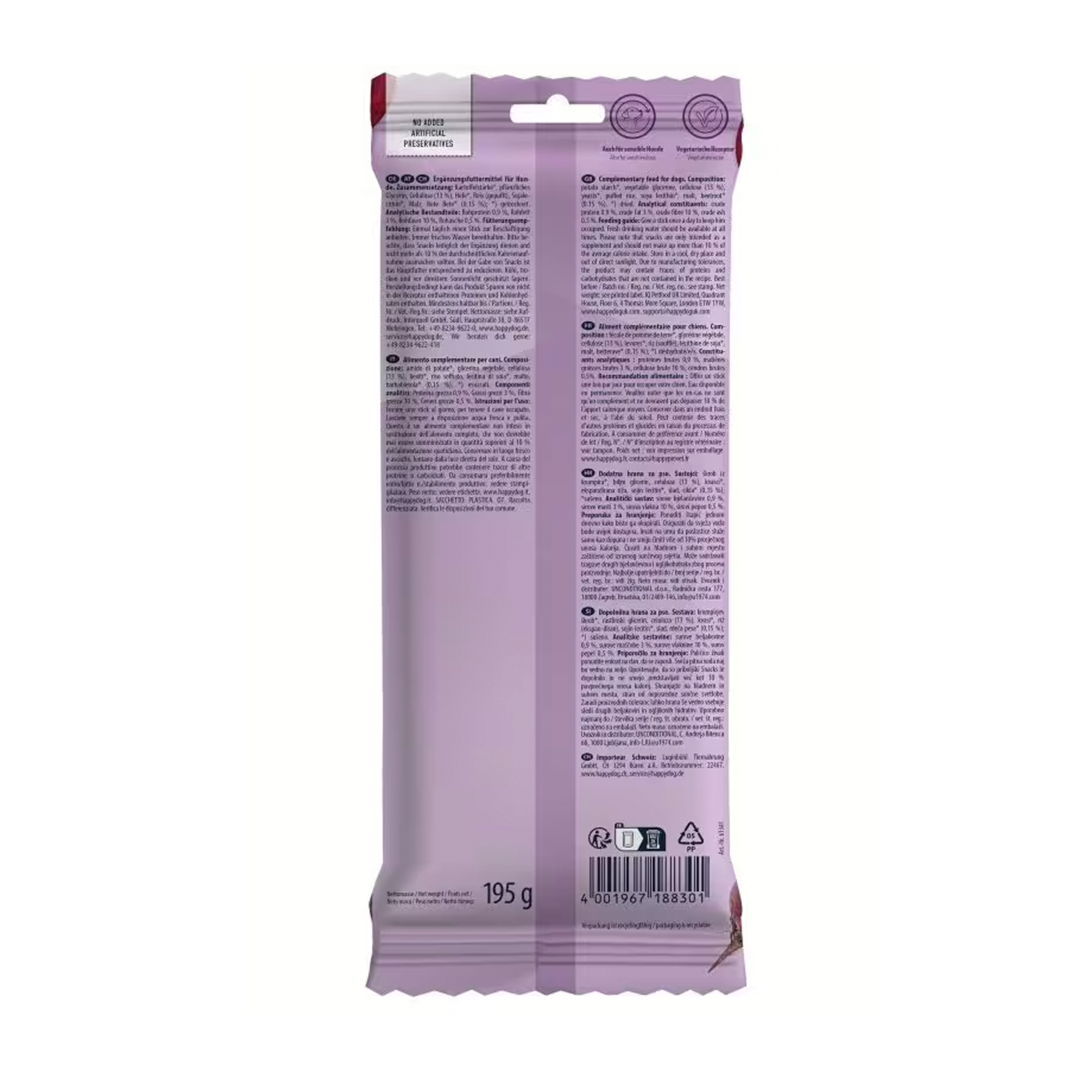 HAPPY DOG DENTAL SNACK CHEWS 195GR