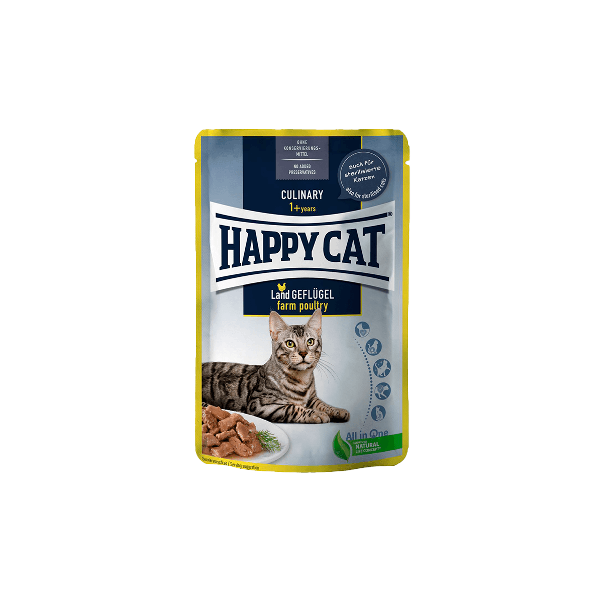 Happy Cat Culinary Pedaços em Molho Aves