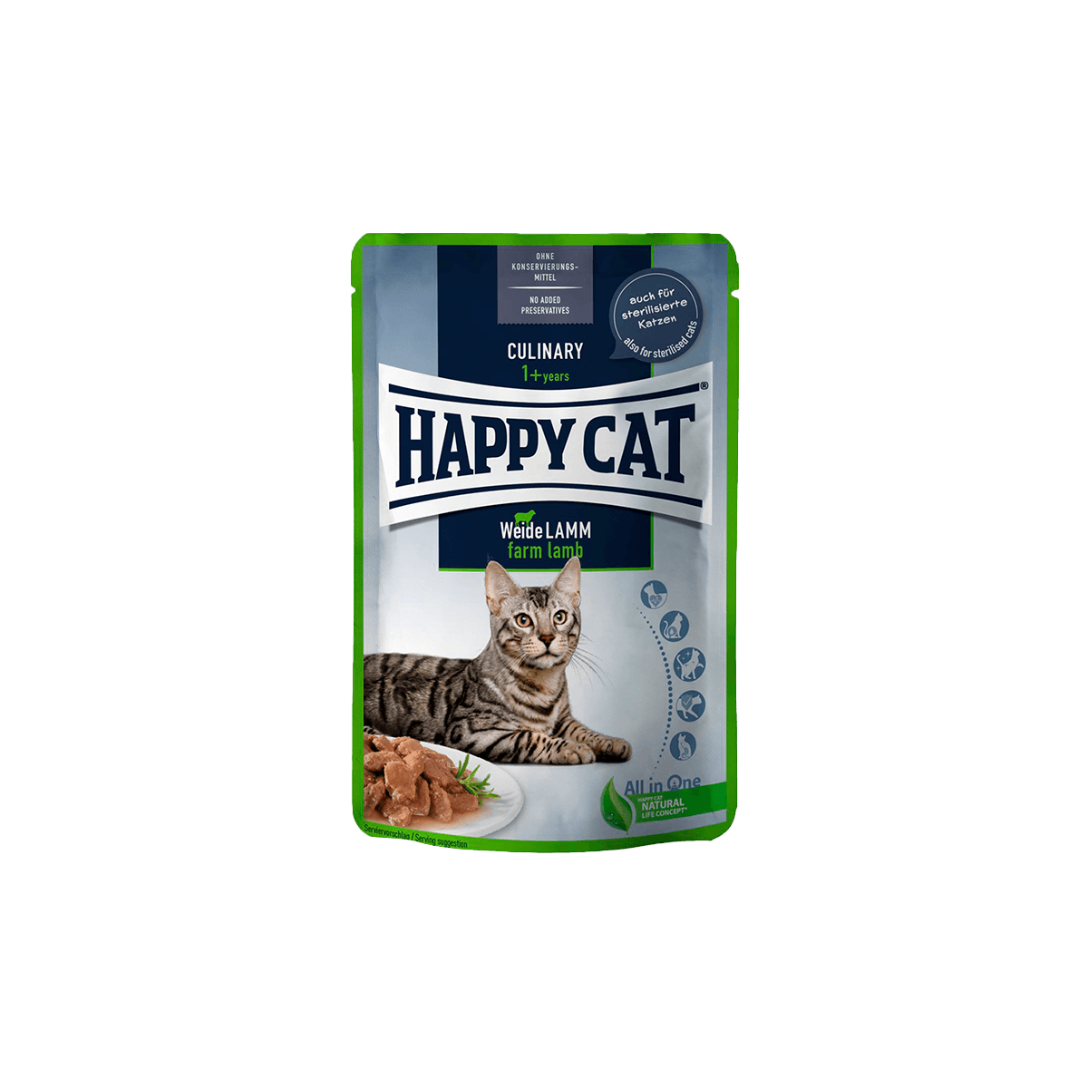 Happy Cat Culinary Pedaços em Molho Borrego