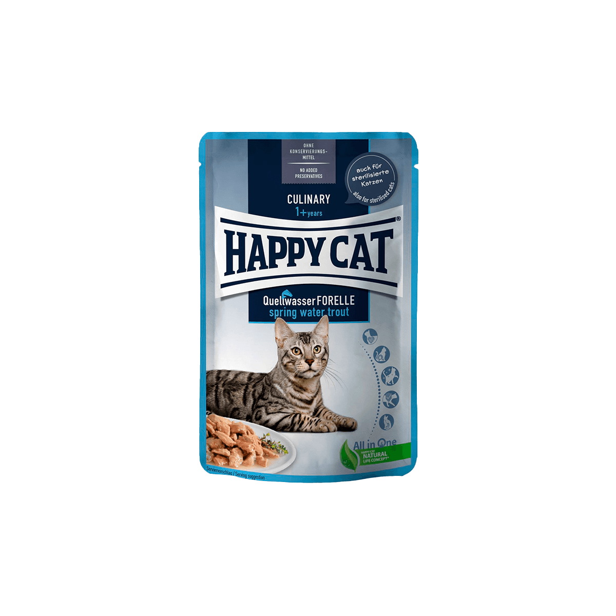 Happy Cat Culinary Pedaços em Molho Truta