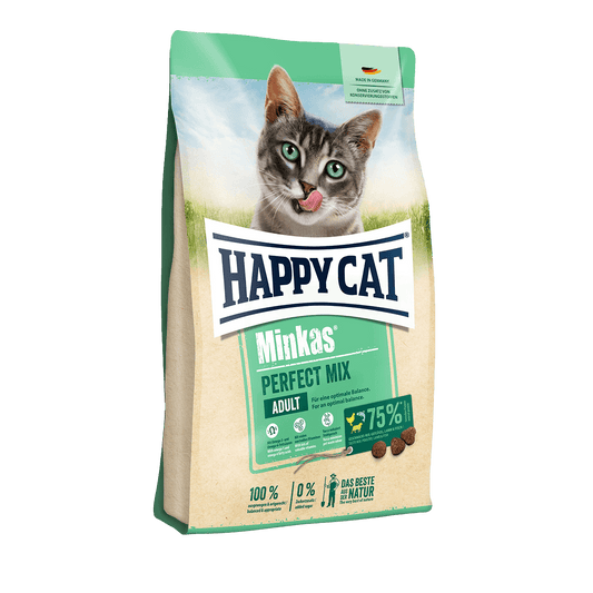 Happy Cat Minkas Mix Aves, Peixe e Borrego