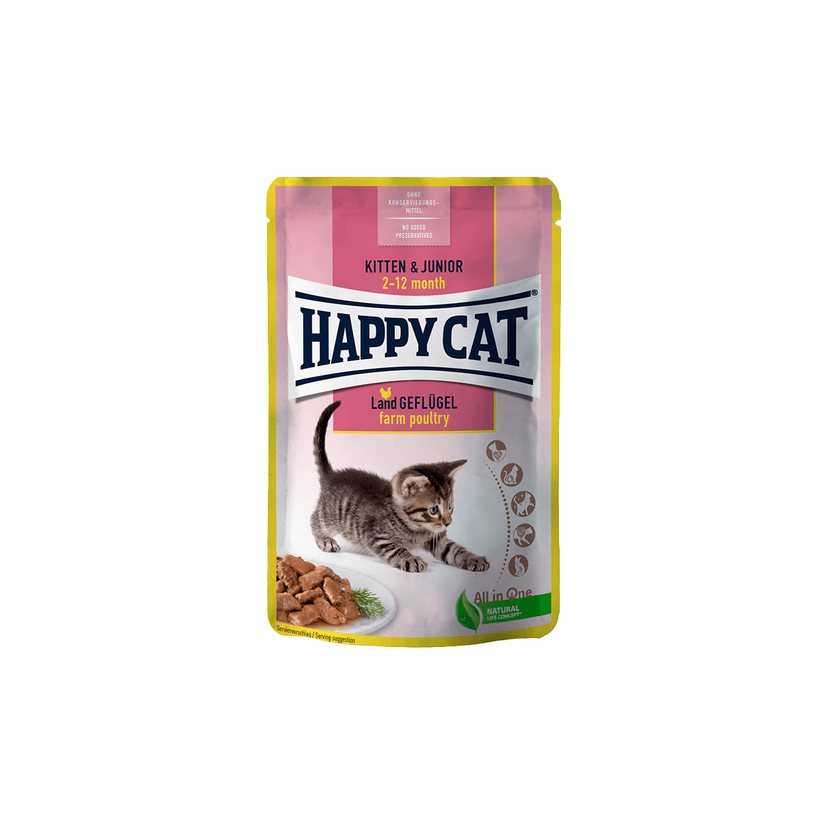 Happy Cat Saqueta Kitten e Junior Aves do Campo