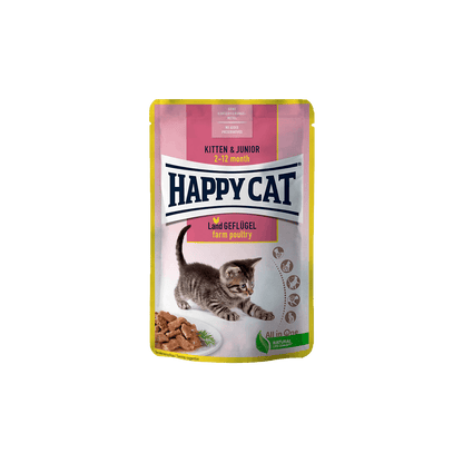 Happy Cat Saqueta Kitten e Junior Aves do Campo