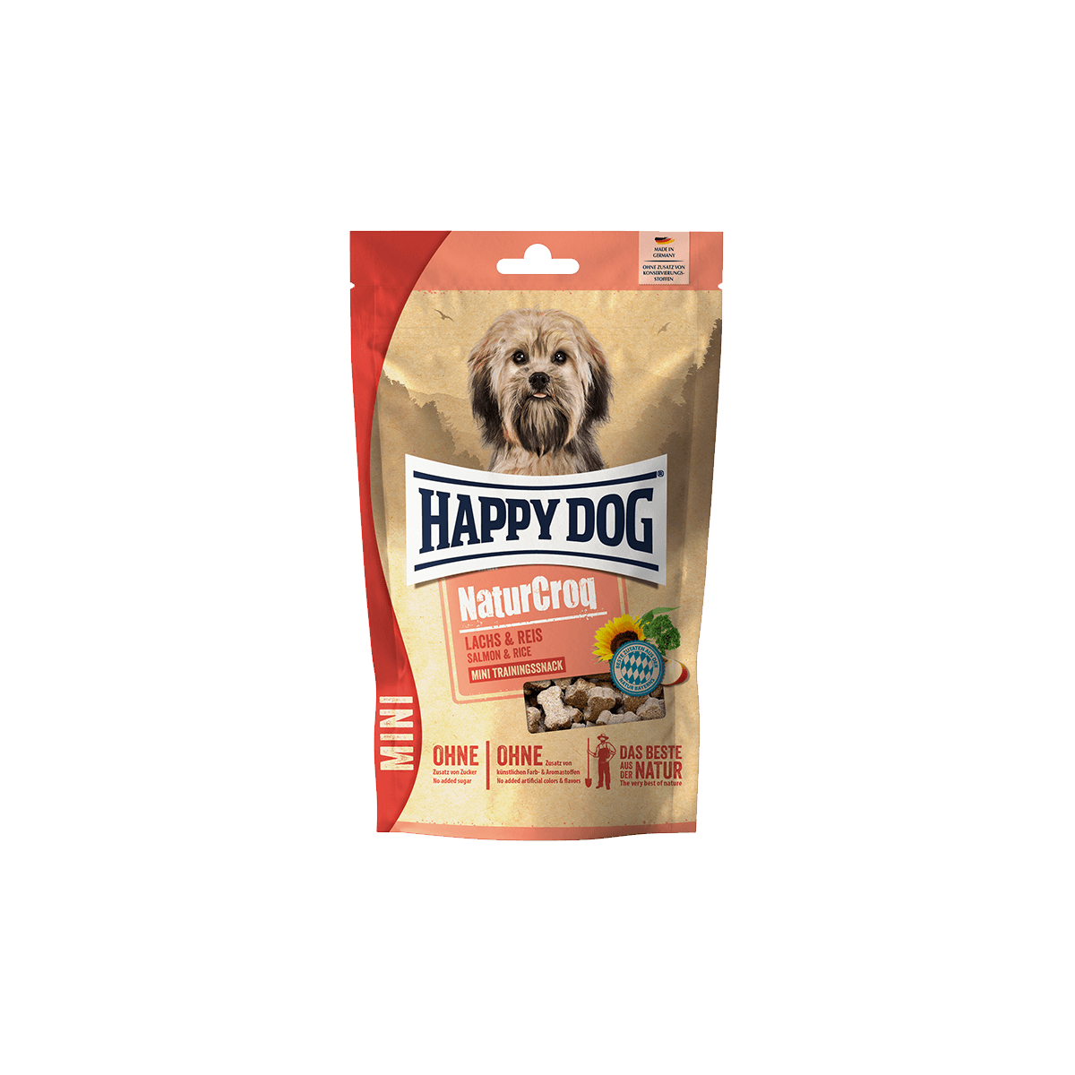 Happy Dog NaturCroq Mini Snack Salmão