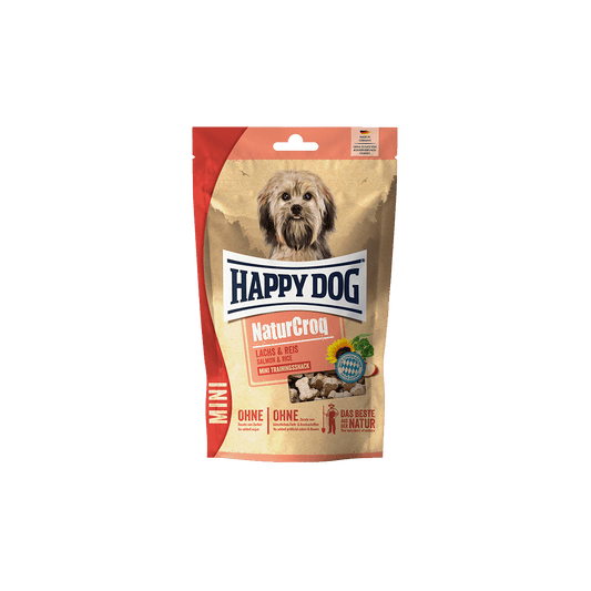 Happy Dog NaturCroq Mini Snack Salmão