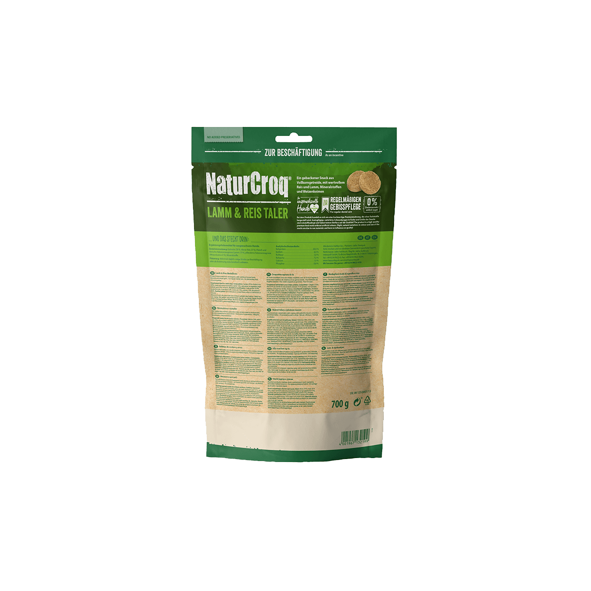 Happy Dog Naturcroq Snack Borrego - 0,7kg